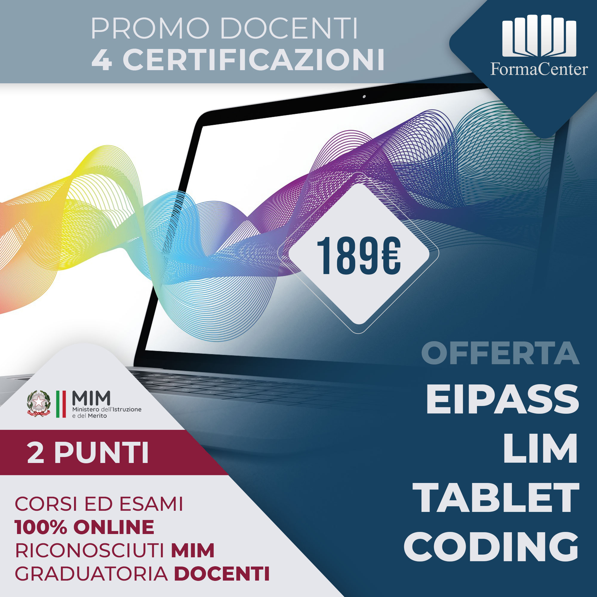 PROMO: CORSO EIPASS + LIM + TABLET + CODING