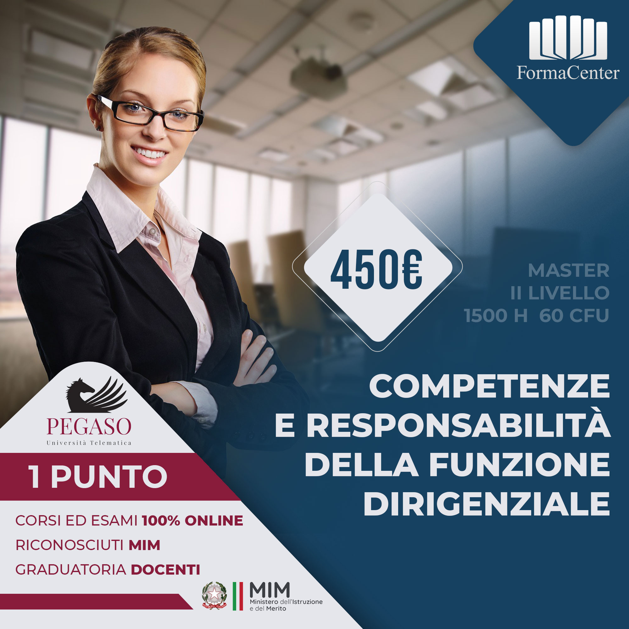 Master 2° livello: Competenze e responsabilità della funzione dirigenziale
