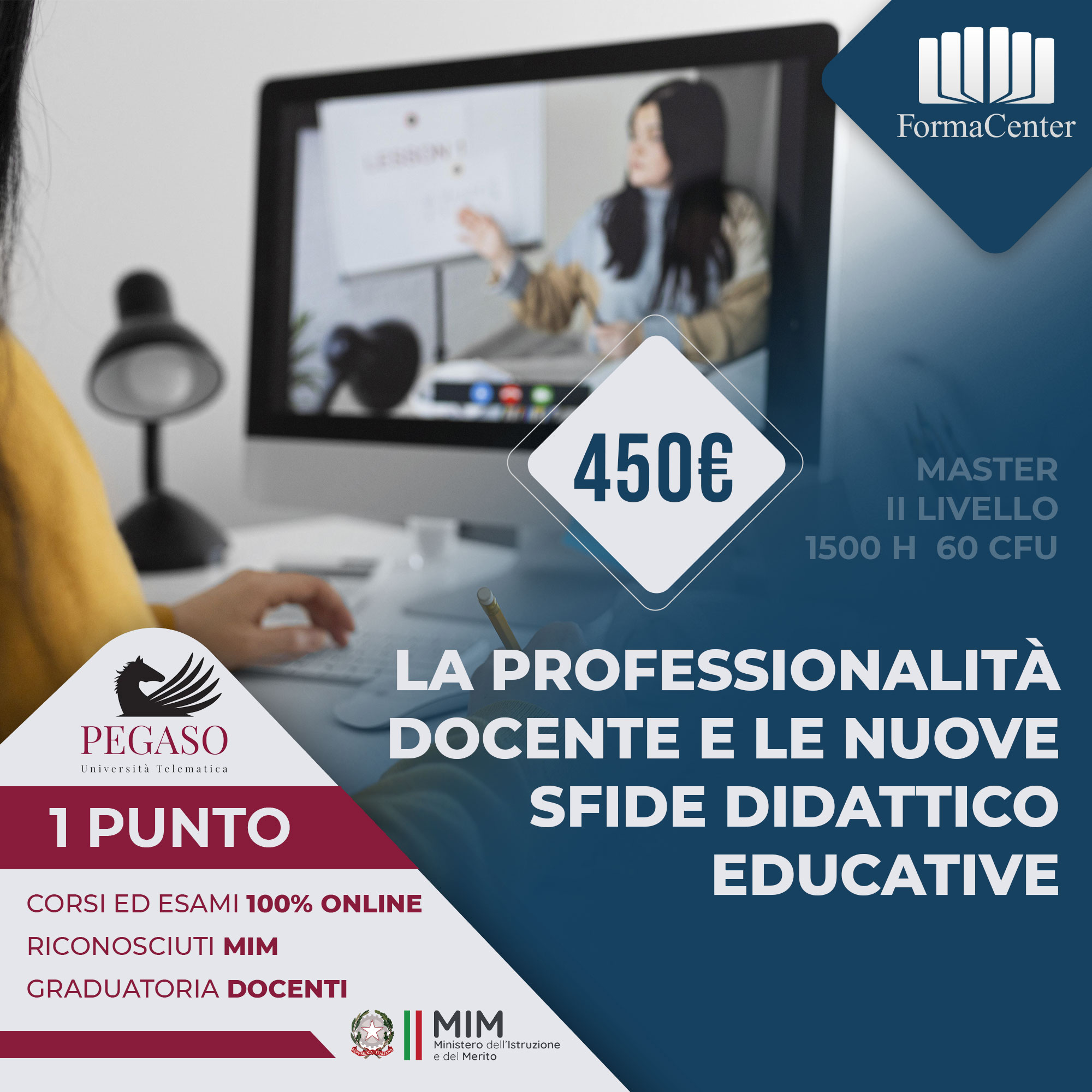 Master 2° livello: La Professionalità Docente e le nuove sfide didattico - educative
